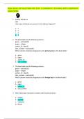 WGU D427 ACTUAL PRACTICE TEST 1 CURRENTLY TESTING WITH COMPLETE SOLUTIONS