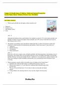 Test bank - Burns' Pediatric Primary Care 7th Edition &lpar;Dawn Lee Garzon&comma; 2019&rpar;&comma; Verified Chapters&comma; La