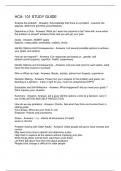 HCA- 101 STUDY GUIDE