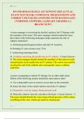 RN PHARMACOLOGY ATI NEWEST 2025 ACTUAL  EXAM TEST BANK&vert; COMPLETE 300 QUESTIONS AND  CORRECT DETAILED ANSWERS WITH RATIONALES  &lpar;VERIFIED ANSWERS&rpar; &vert;ALREADY GRADED A&plus;&vert;  BRAND NEW&excl;&excl; 