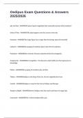 Oedipus Exam Questions & Answers 2025&sol;2026