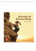 Test Bank for Survey of Accounting&comma; 7th Edition by Edmonds & Olds&comma; ISBN&colon; 9781264442973&comma; All 16 Chapters Covered&comma; Verified Latest Edition