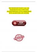 NGN HESI RN EXIT EXAM V ChamberlainUniversity LATEST EXAM &lpar;GUARANTEEDPASS&rpar;  ACTUAL SCREEN SHOTS WITH 160 QUESTIONS AND ANSWERS&period;