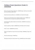 Oedipus Exam Questions Grade A&plus; 2025&sol;2026