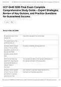 UCF QMB 3200 Final Exam Complete Comprehensive Study Guide &ndash; Expert Strategies&comma; Review of Key Quizzes&comma; and Practice Questions for Guaranteed Success