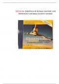 TEST BANK HUMAN ANATOMY AND PHYSIOLOGY 10th Edition by Elaine N&period; Marieb&vert; Latest Practice Exam 100&percnt; Veri&filig;ed Answers