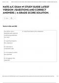 NATE A&sol;C EXAM &num;1 STUDY GUIDE LATEST VERSION &sol;QUESTIONS AND CORRECT ANSWERS &sol; A GRADE SCORE SOLUTION&period;