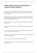 Idaho Health Insurance &lpar;questions n answers&rpar; 2025 updated