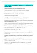 Texas Teacher Certification Practice EC-6 &vert;&vert; All Answers Are Correct 100&percnt;&period;