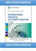 Solutions Manual for International Financial Statement Analysis 3rd Edition By Robinson Henry&comma; Pirie Broihahn Cope