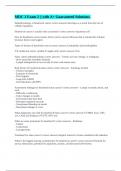 MDC 3 Exam 2 &vert;&vert; with A&plus; Guaranteed Solutions&period;