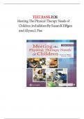 TEST BANK FOR Meeting The Physical Therapy Needs of Children 3rd edition By Susan K Effgen and Alyssa L Fiss