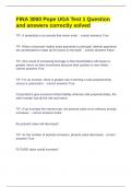 FINA 3000 Pope UGA Test 1 Question and answers correctly solved   T&sol;F&colon; A perpetuity is an annuity that never ends&period; - correct answers True  T&sol;F&colon; When a borrower makes extra payments to principal&comma; interest payments are accelerated to make up for losses to t