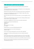 MDC III Exam 3 &vert;&vert; with Error-free Solutions&period;