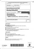 Edexcel as level economics a question paper 2 june &lpar;2023&rpar; and answers 2025