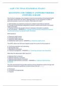 AAPC CPC Final Exam Real Exam 3 Questions and Answers 2025