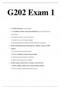 G202 Exam 1 Questions and Answers &lpar;Real 2025 Exam&rpar;