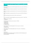 NSG 121 Health Assessment Exam 3 &vert;&vert; with 100&percnt; Errorless Answers&period;