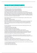 Nursing 121 exam 3 &vert;&vert; Already Graded A&plus;&period;
