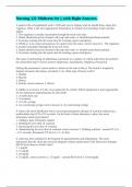 Nursing 121 Midterm Set &vert;&vert; with Right Answers&period;