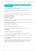 General B Contractor Trade Exam &vert;&vert; Questions and 100&percnt; Accurate Answers&period;
