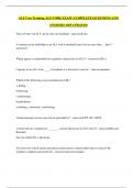 ALF Core Training&comma; ALF CORE EXAM &vert; COMPLETE QUESTIONS AND ANSWERS 2025 UPDATED