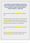 ACI CONCRETE FLATWORK FINISHING CERTIFICATION  EXAM &vert; 2025 COMPLETE ACI CONCRETE CERTIFICATION  ACTUAL EXAM WITH CORRECT VERIFIED ANSWES &vert;  ALREADY GRADED A&plus; &vert; BRAND NEW