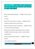 DXI II Exam 1 2024&sol;2025 Exam Questions  and Corresponding Answers with Surety  of 100&percnt; Pass Mark 