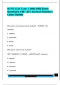 NURS 5334 Exam 2 2024&sol;2025 Exam  Questions with 100&percnt; Correct Answers &vert;  Latest Update 