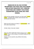 ENDEAVOR 9E CRJ 900 SYSTEMS  REVIEW&sol;ORAL&sol;LOE STUDY QUIZ 2025&vert; BRAND  NEW ACTUAL EXAM WITH 100&percnt; VERIFIED  QUESTIONS AND CORRECT SOLUTIONS&vert;  GUARANTEED VALUE PACK&vert; ACE YOUR  GRADES&period;