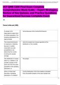 UCF QMB 3200 Final Exam Complete  Comprehensive Study Guide &ndash; Expert Strategies&comma;  Review of Key Quizzes&comma; and Practice Questions  for Guaranteed Success Complete Exam