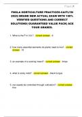 FNGLA HORTICULTURE PRACTICES-CAITLYN  2025&vert; BRAND NEW ACTUAL EXAM WITH 100&percnt;  VERIFIED QUESTIONS AND CORRECT  SOLUTIONS&vert; GUARANTEED VALUE PACK&vert; ACE  YOUR GRADES&period; 