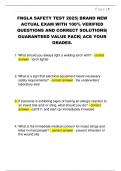 FNGLA SAFETY TEST 2025&vert; BRAND NEW  ACTUAL EXAM WITH 100&percnt; VERIFIED  QUESTIONS AND CORRECT SOLUTIONS&vert;  GUARANTEED VALUE PACK&vert; ACE YOUR  GRADES&period; 