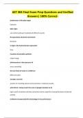 AET 304 Final Exam Prep Questions and Verified Answers&vert; 100&percnt; Correct-