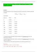 Portage learning Chem 104 M1 -M6 Exam Module 1 with complete solutions
