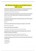 AET 304 Exam Questions and Verified Answers&vert; 100&percnt; Correct-