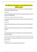 AET 304 Exam Questions and Verified Answers&vert; 100&percnt; Correct-