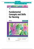 TEST BANK&colon; FUNDAMENTAL CONCEPTS AND SKILLS FOR NURSING 6th EDITION &lpar;WILLIAMS&comma; 2021&rpar;