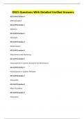 D521 Questions With Detailed Verified Answers