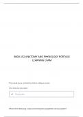  PORTAGE LEARNING A&P 2 MODULE 2 EXAM UPDATED 2025 ACTUAL EXAM