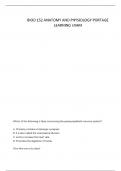 PORTAGE LEARNING BIOD152 MODULE 2 EXAM UPDATED 2025 ACTUAL EXAM