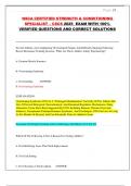 NSCA CERTIFIED STRENGTH & CONDITIONING  SPECIALIST &ndash; CSCS 2025  EXAM WITH 100&percnt;  VERIFIED QUESTIONS AND CORRECT SOLUTIONS