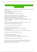 My D204 WGU Study Set Questions And Answers 2025