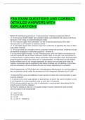 FSA EXAM QUESTIONS AND CORRECT DETAILED ANSWERS WITH EXPLANATIONS 