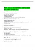 FSA EXAM QUESTIONS WITH 100&percnt; SOLVED ANSWERS 