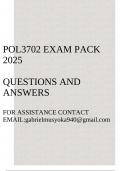 POL3702 Exam pack 2025&lpar;Questions and answers&rpar;