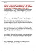 CRJS 475 EXAM 2 &lpar;ACTUAL EXAM&rpar; WITH CORRECT ACTUAL QUESTIONS AND CORRECTLY WELL DEFINED ANSWERS LATEST 2025 ALREADY GRADED A&plus;