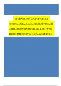 test bank for microbiology fundamentals a clinical approach 4th edition marjorie kelly cowan heidi smith