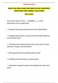 CGSC X100 ORAL EXAM 2025 NEW ACTUAL EXAM WITH   QUESTIONS AND CORRECT SOLUTIONS   100&percnt; PASS 