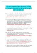 ATI FINAL GERONTOLOGY &lpar;VERSION 1&rpar; EXAM WITH COMPLETE SOLUTIONS&period; LATEST UPDATE 2024&period; GRADED A&plus;&period;